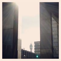 BT Tower from Euston station