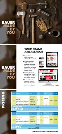 Bauer native advertising brochure